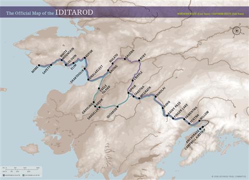 Iditarod Routes 